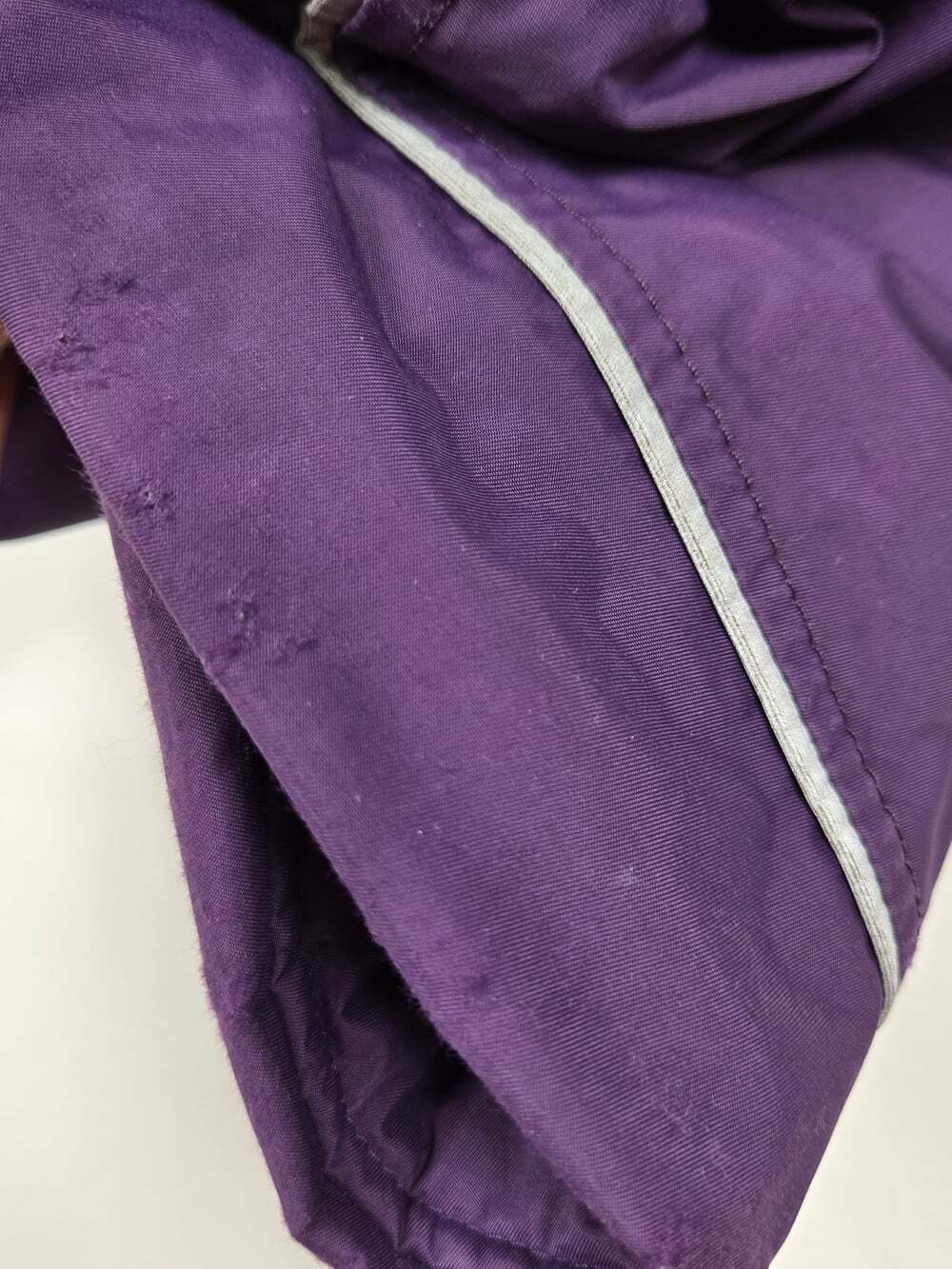 Iviva By Lululemon Girl 6 Purple Hooded winter Jacket Reflective Long Coat Parka - Picture 5 of 12